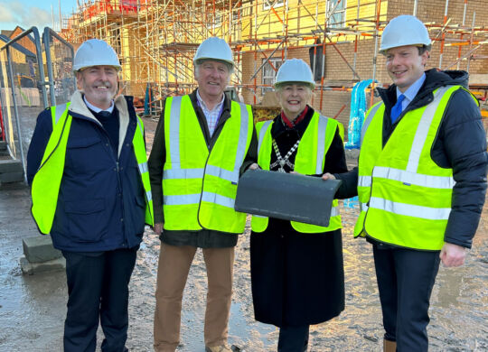 Topping-out-photo-with-Whitby-Mayor